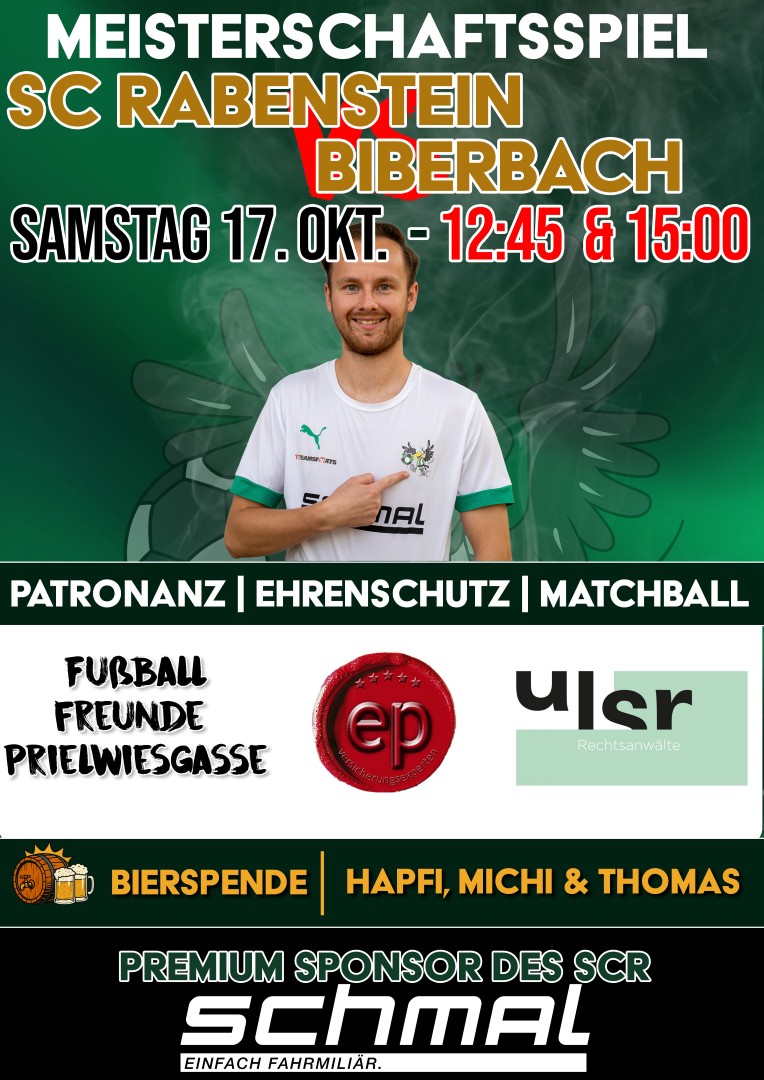 Heimspiel gegen Biberbach! 🤍💚